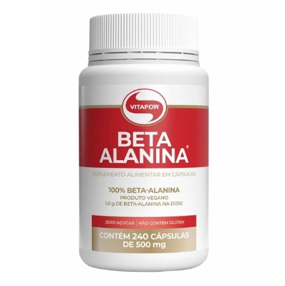 Beta-Alanina---240-Cápsulas---Vitafor